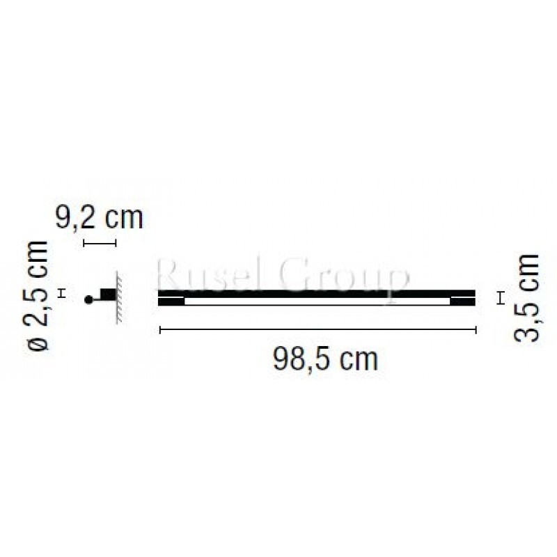 Настенный светильник Vibia Millenium 8091