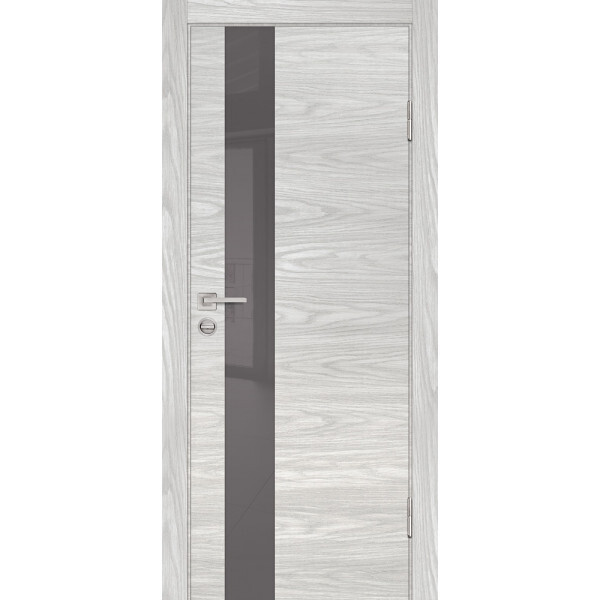 Межкомнатная дверь Graf P-10 серый лакобель Дуб скай бежевый (2000 х 800)