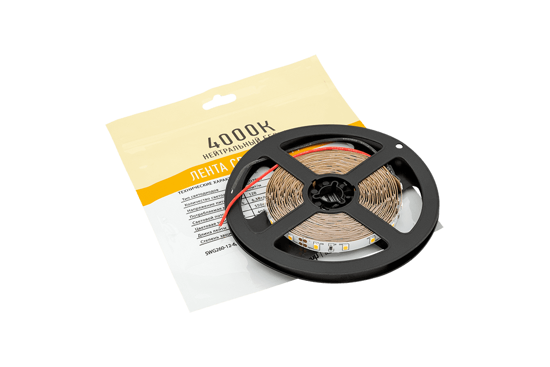 Лента светодиодная SWG SWG260-12-6.3-NW-M