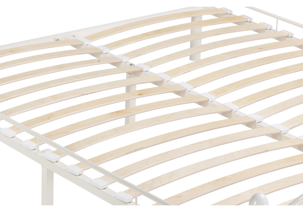 Кровать Woodville Виктори 2 160х200 белая 402993