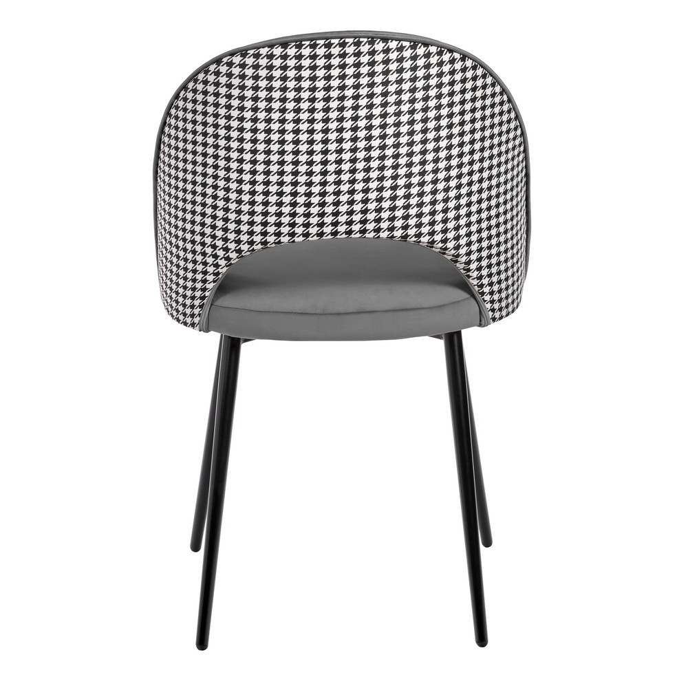 Стул Leo тёмно-серый с жаккардом Bradex Home RF 0265