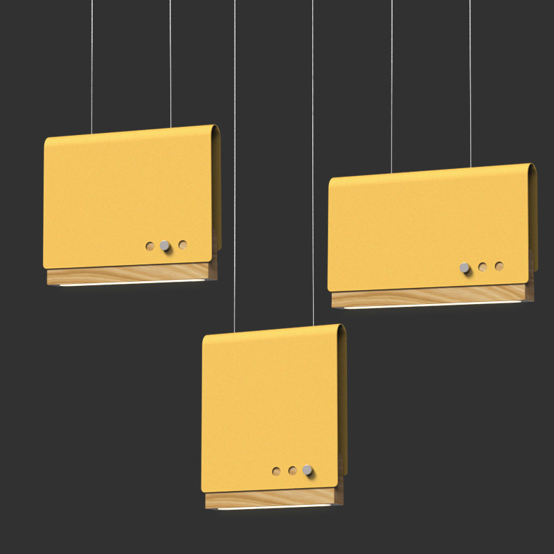 Подвесной светильник BOOK 2 A yellow by ImperiumLoft