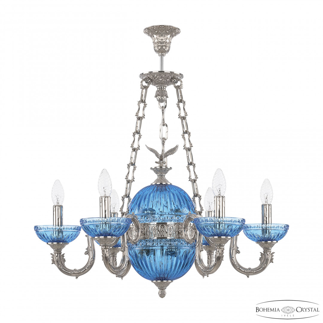 Подвесной светильник бронзовый 71003P/6/175 Ni P Aquamarine/M-1G FE1S