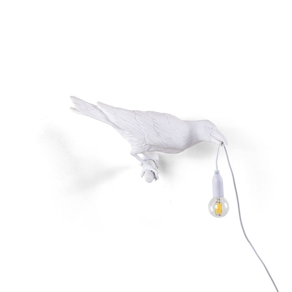 Настенный светильник Seletti Bird Lamp White Looking Right 14731