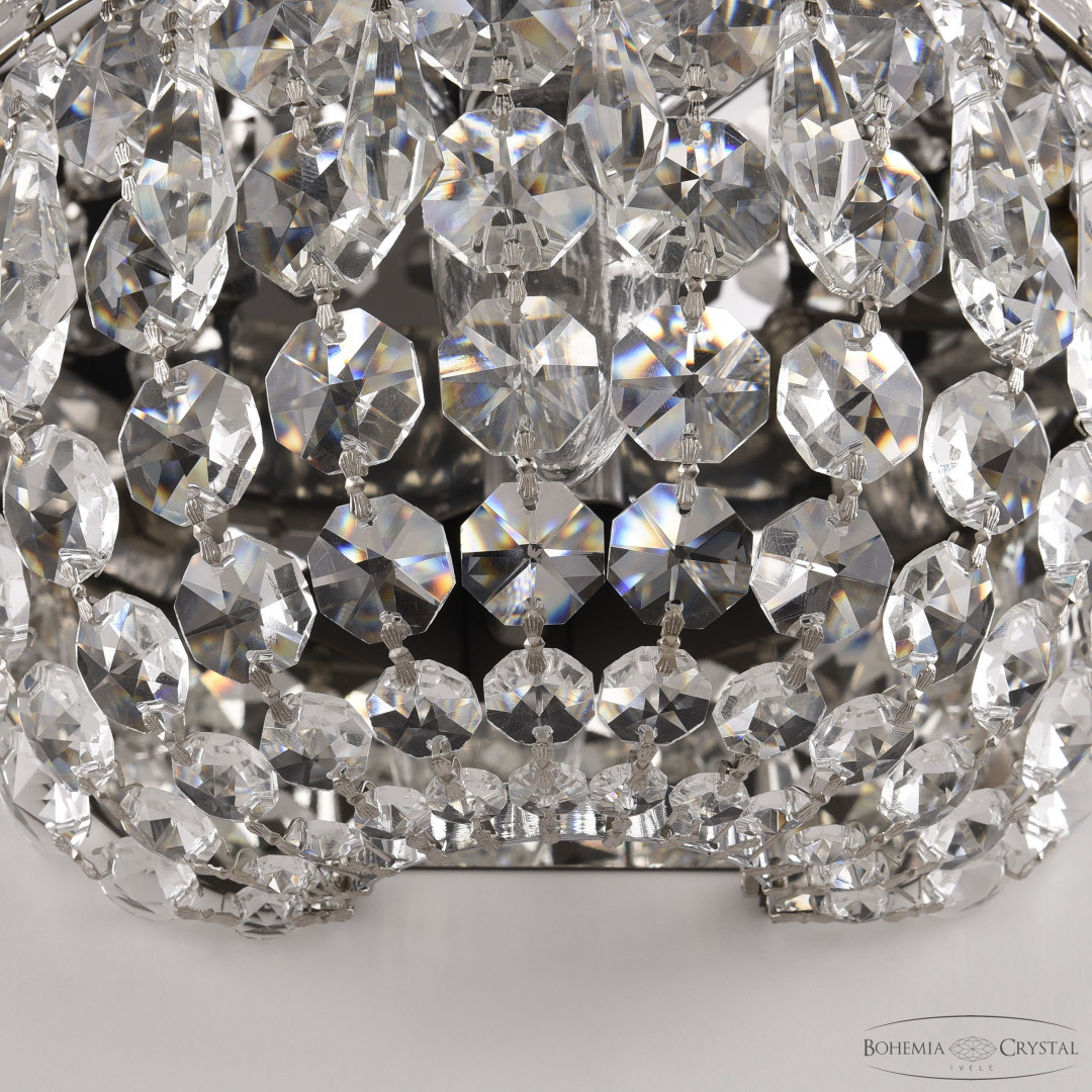Бра хрустальные 2201H201B/2/35IV Ni Bohemia Ivele Crystal