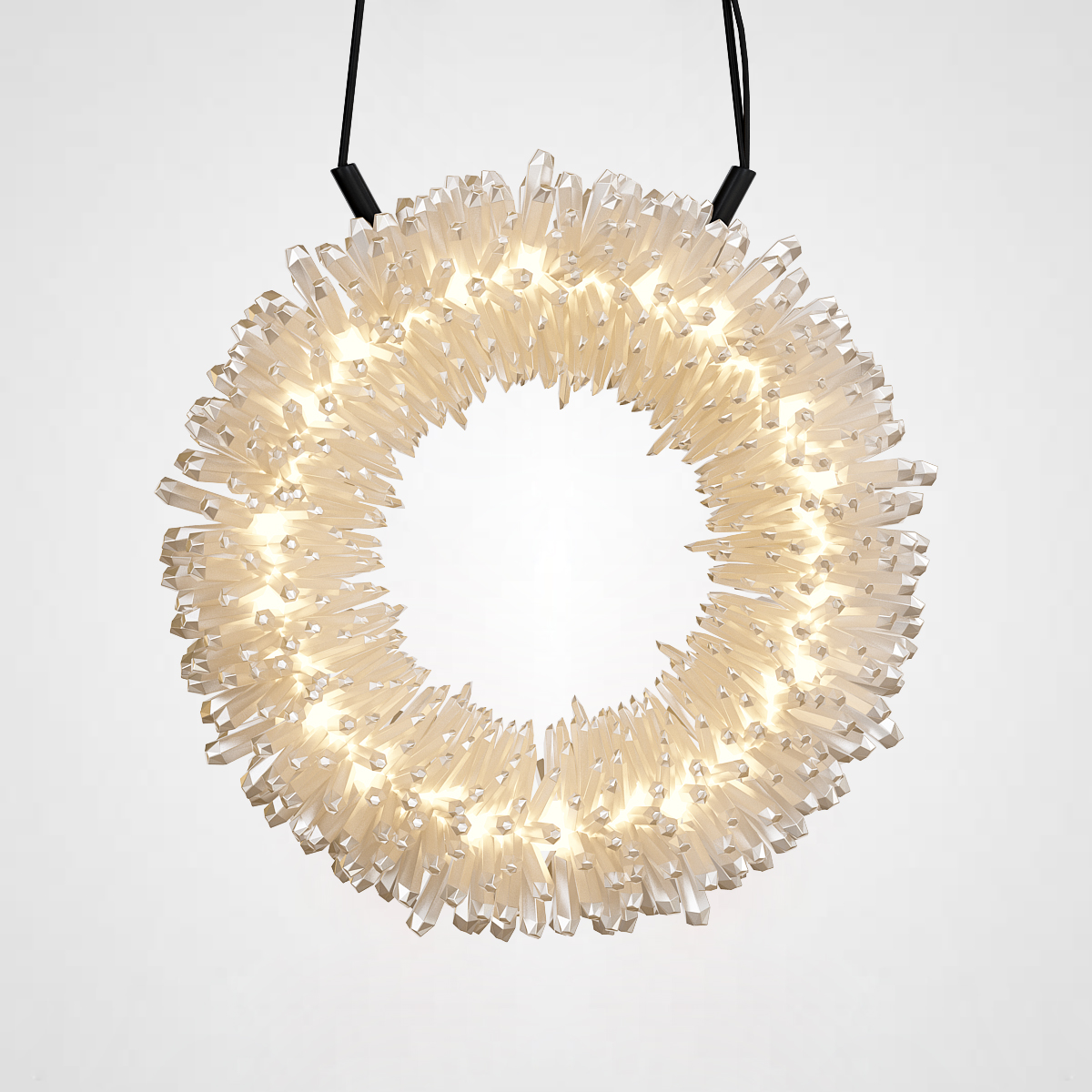 Подвесной светильник ROSLYN RING chrome D 40 by ImperiumLoft