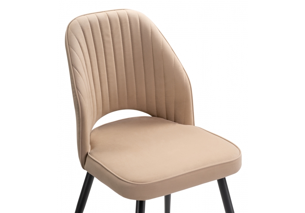 Стул Woodville Брейния velutto 05 / черный 500002