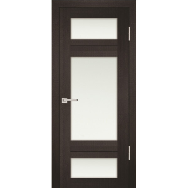 Межкомнатная дверь Graf PS-06 белый сатинат Венге Мелинга (2000 х 600)