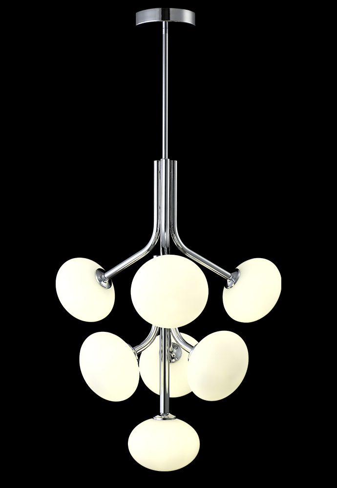 Люстра Crystal Lux ALICIA SP7 CHROME/WHITE