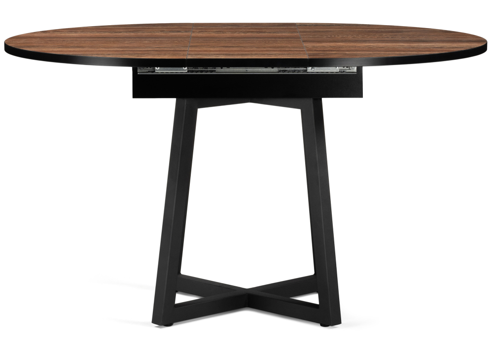 Стол деревянный Woodville Регна дерево / черный 504216