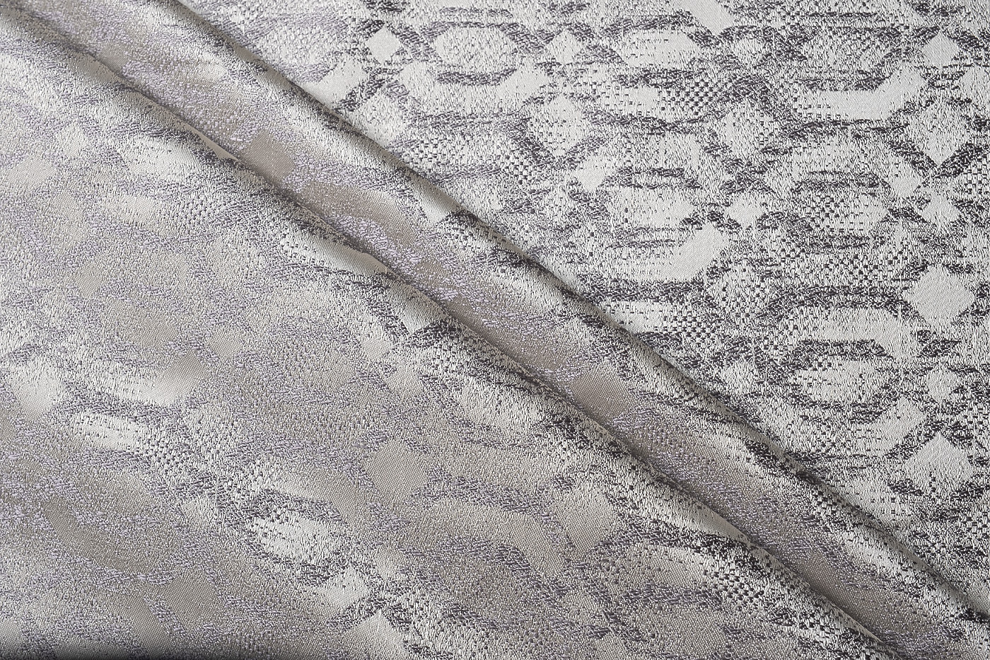 Ткань портьерная HOUSTON110 серая Garda Decor 133DC-HOUSTON110-1138-SER