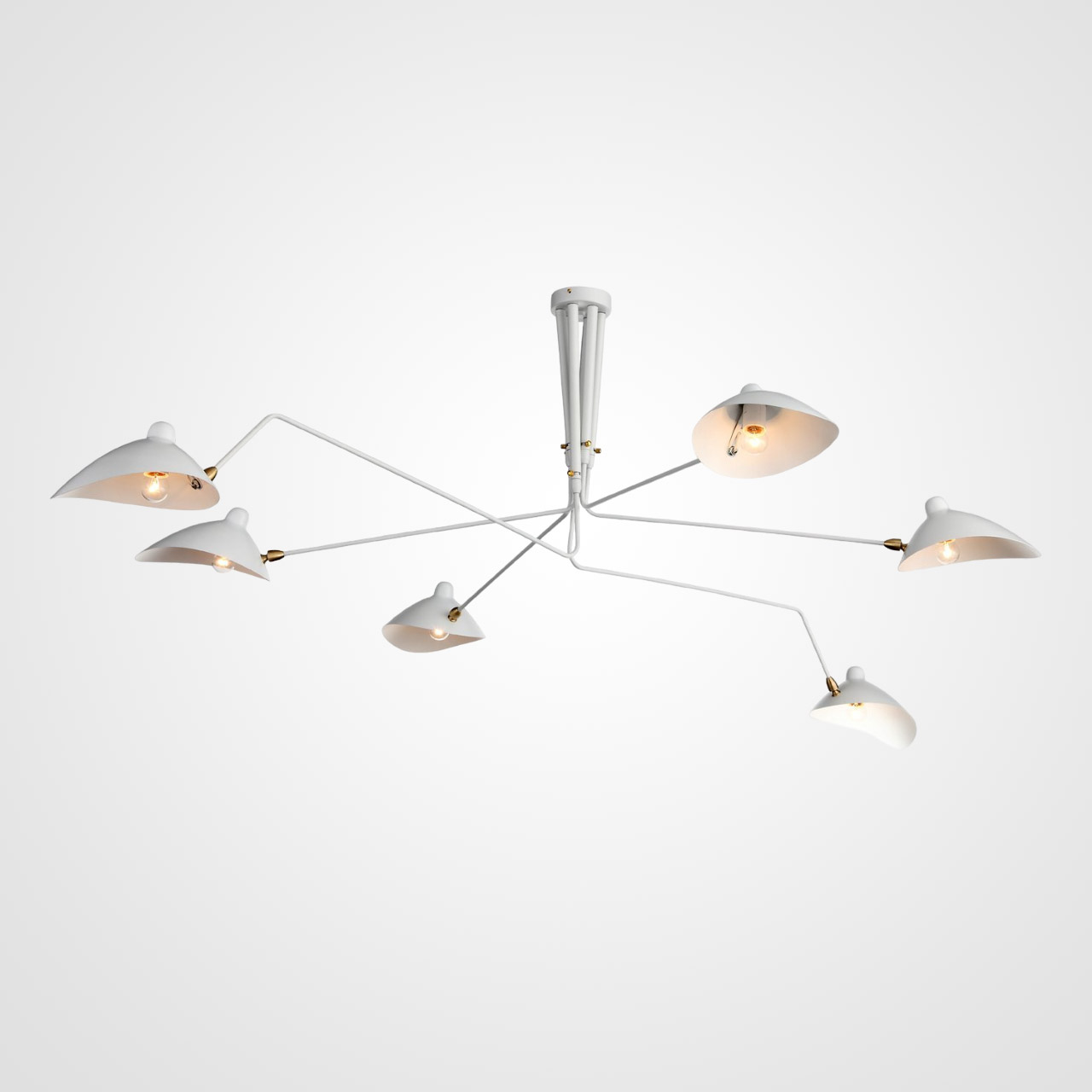 Потолочная люстра TEBES L6 White by ImperiumLoft