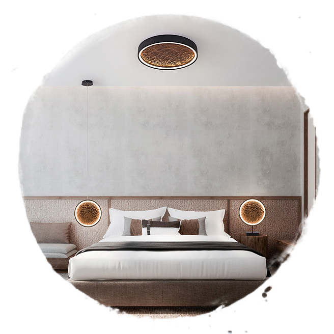 Потолочный светильник RODA CH D60 Light brown by ImperiumLoft