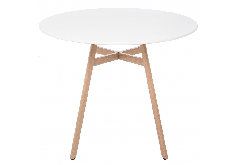 Стол Woodville Skandi 90 белый 11710