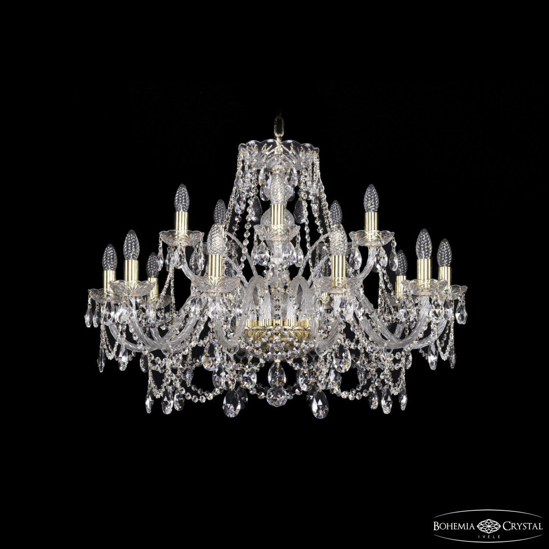 Люстра хрустальная 1411/10+5/300 G