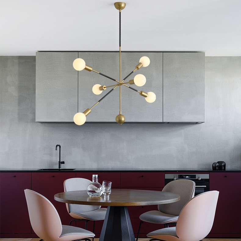 Люстра на штанге ZORA by ImperiumLoft