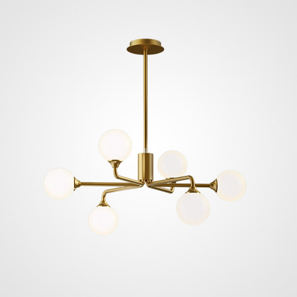 Потолочная люстра PROTON L6 Brass by ImperiumLoft