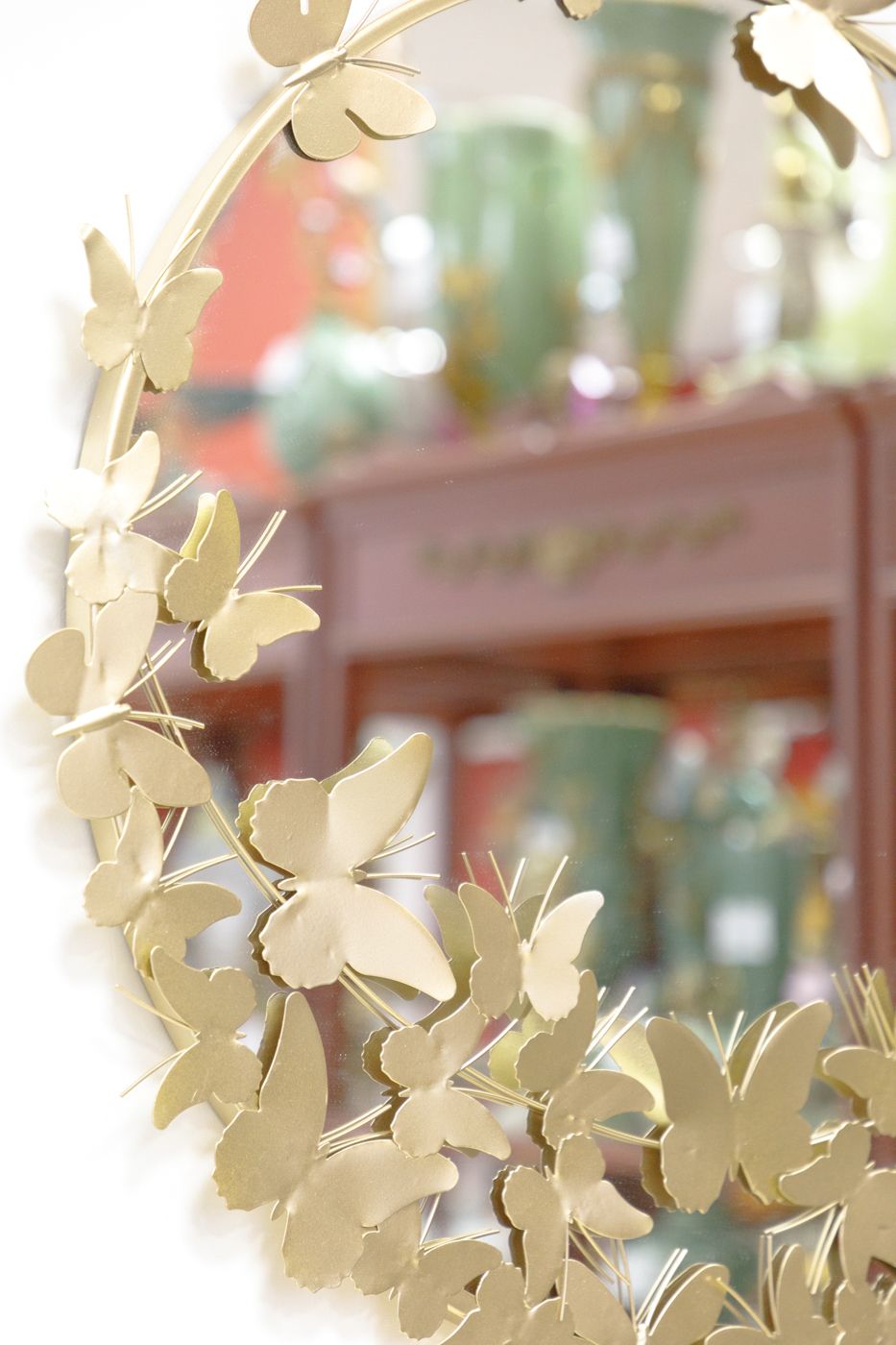 Зеркало настенное с бабочками Glasar 54-192