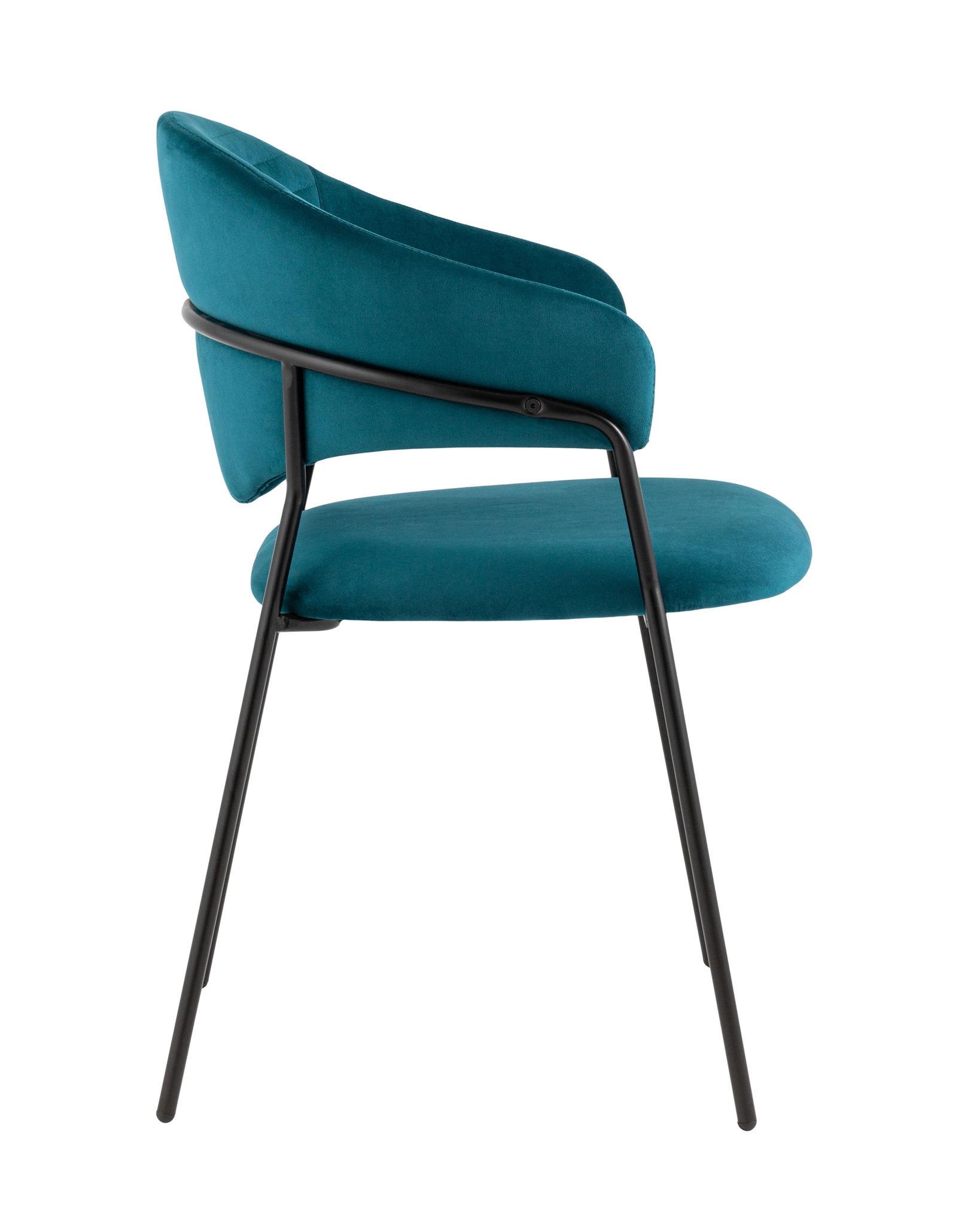 Стул Алексис велюр сине-зелёный Stool Group