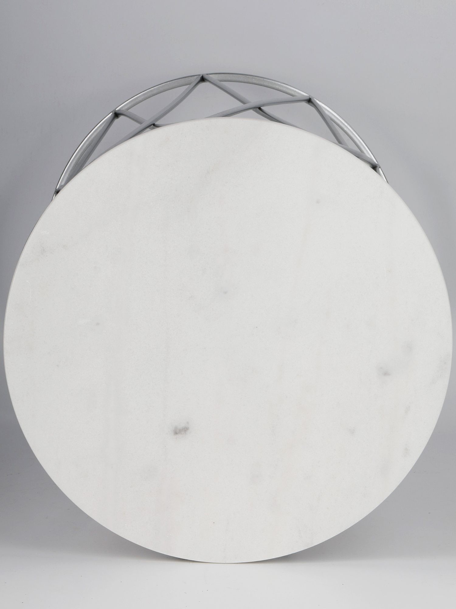 Столик интерьерный с белым мрамором Glasar 54-243