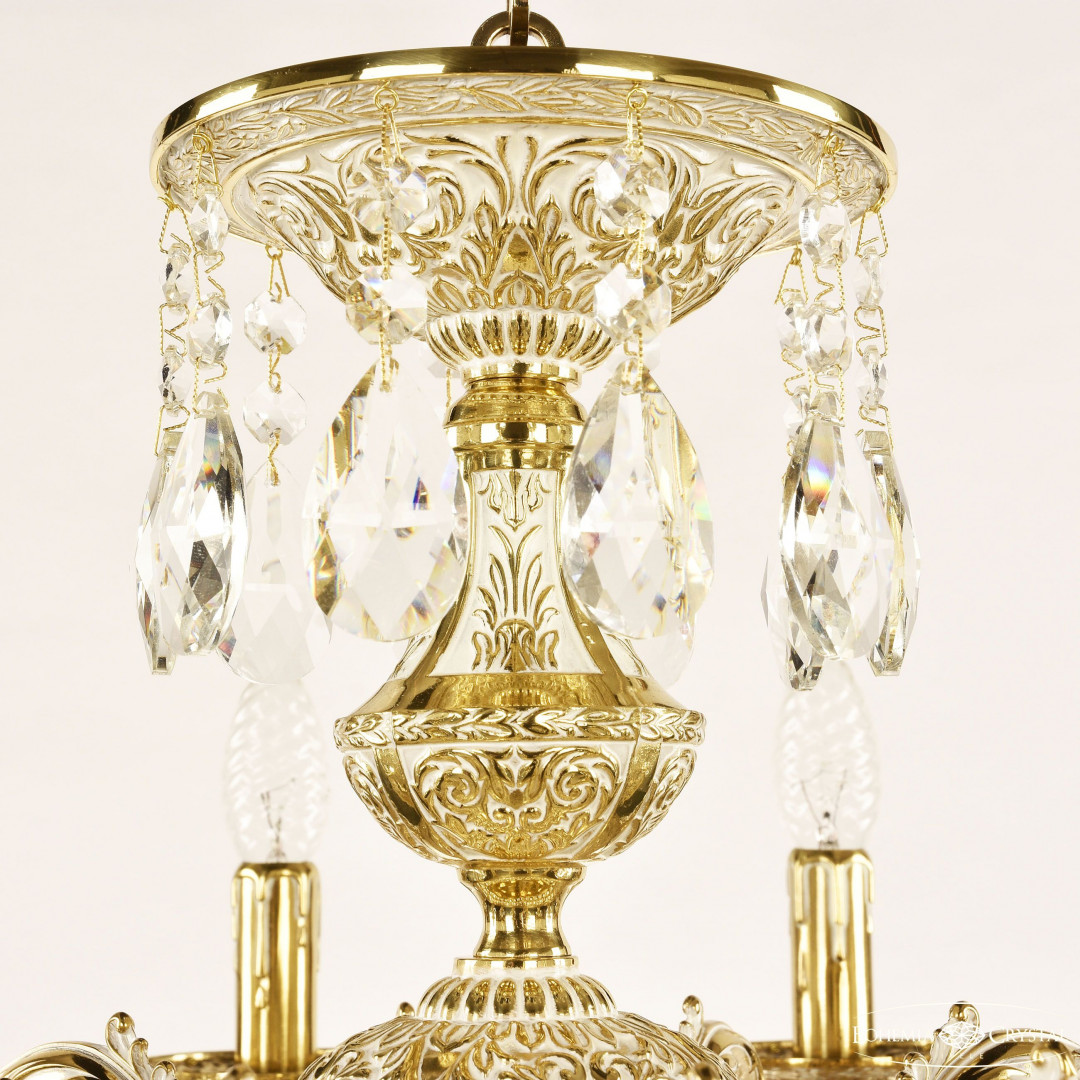 Люстра бронзовая с хрусталём 71202/12/300 B GW