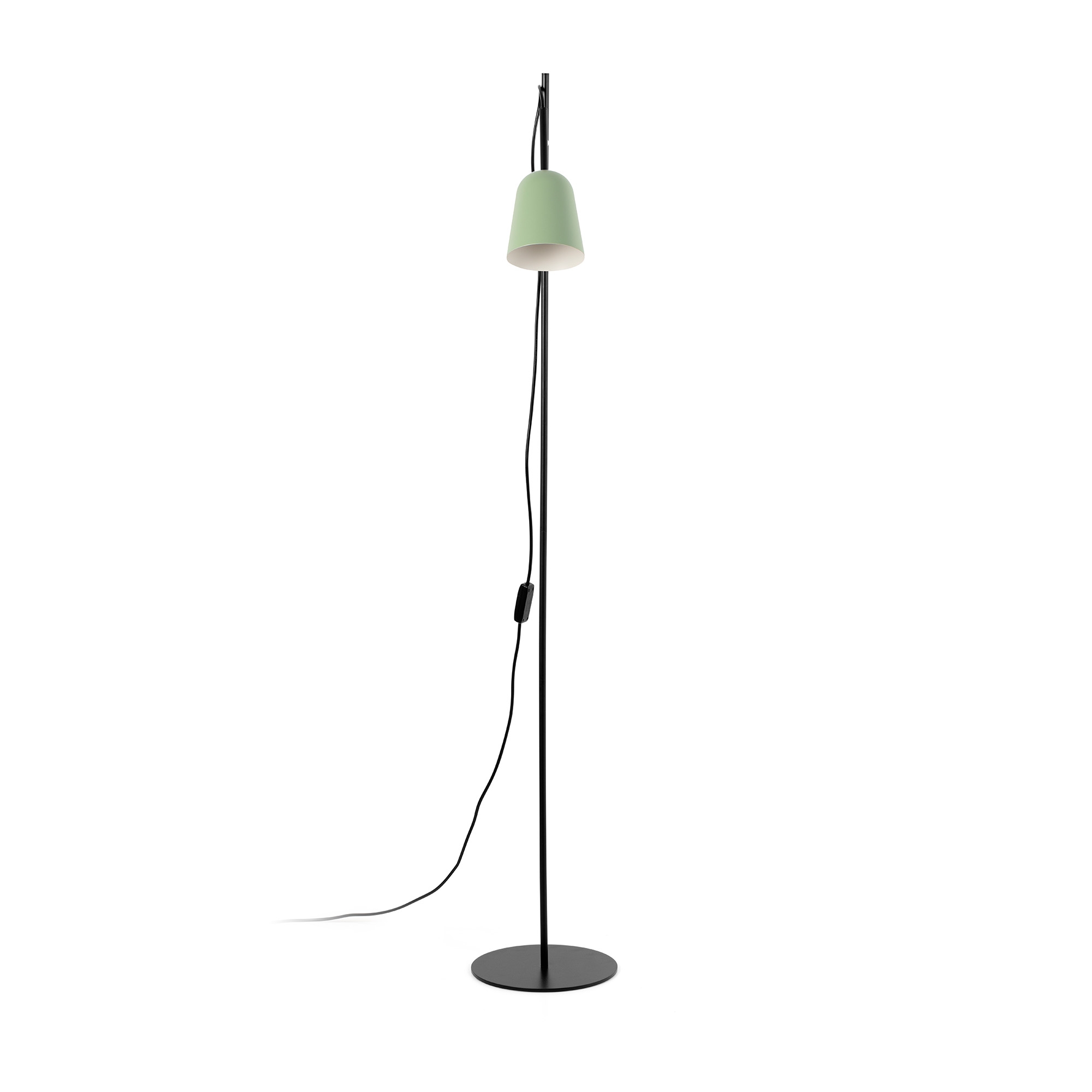 Торшер STUDIO зеленый абажур 1xE14 Faro