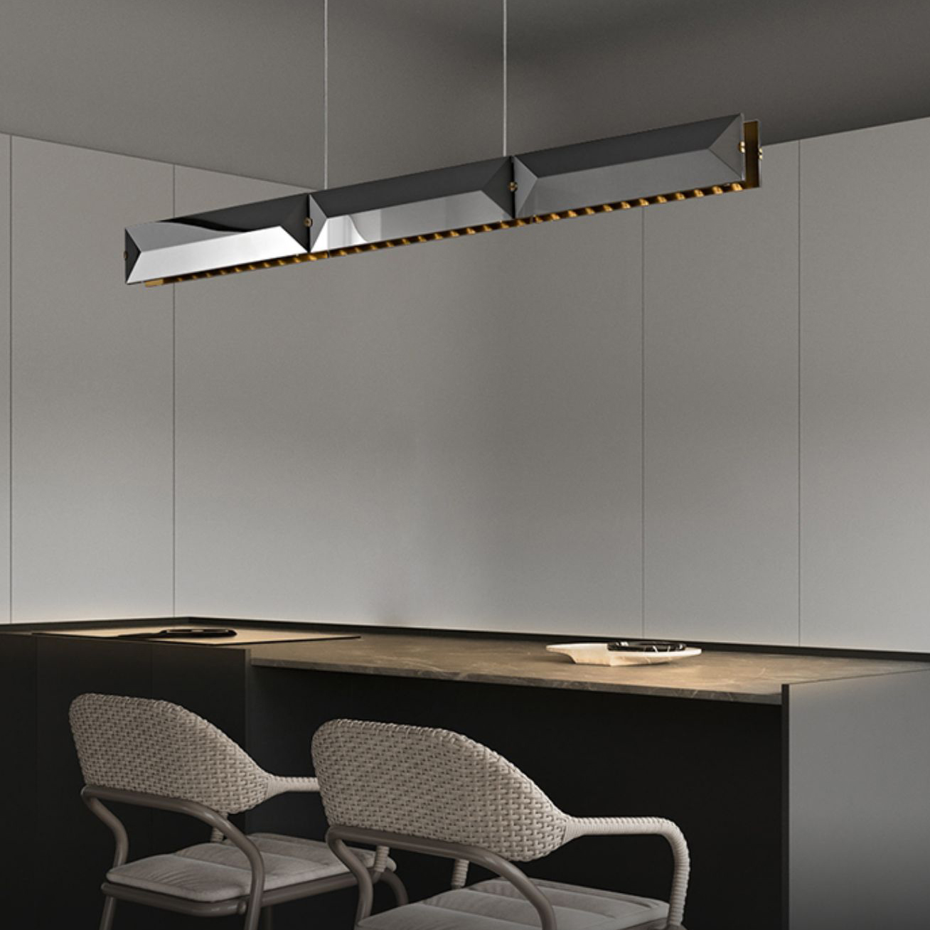 Реечный, рядный светильник STANLEY LONG L138 by ImperiumLoft