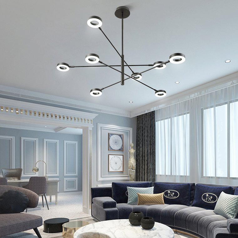 Подвесная люстра ATISSA S 6 D115 White by ImperiumLoft