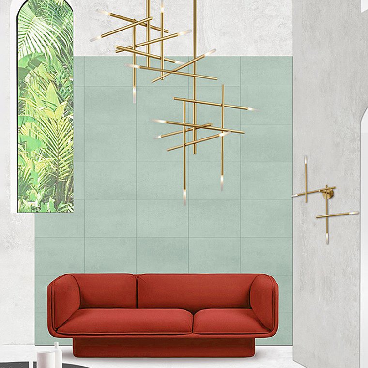 Подвесная Люстра Traverse H105 Gold By Imperiumloft