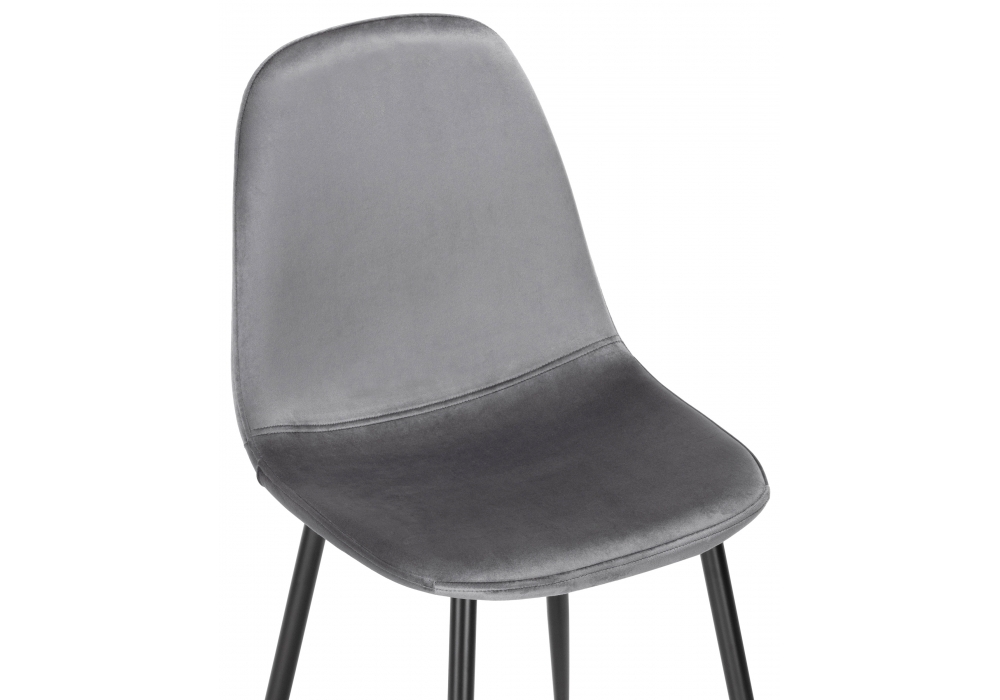 Стул Woodville Lilu dark grey / black 15120