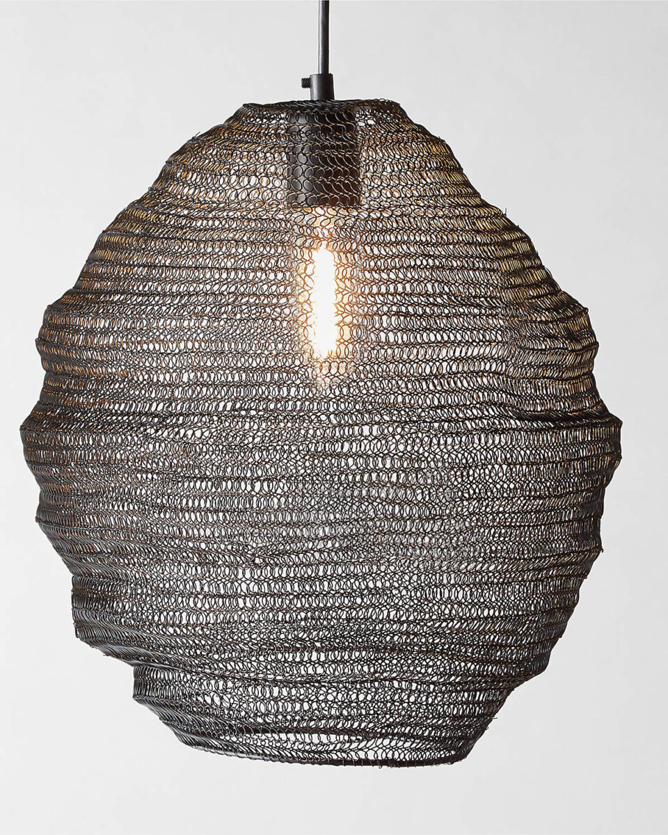 Большой металлический светильник Роланд Louvre Home LHLPN060324SWL