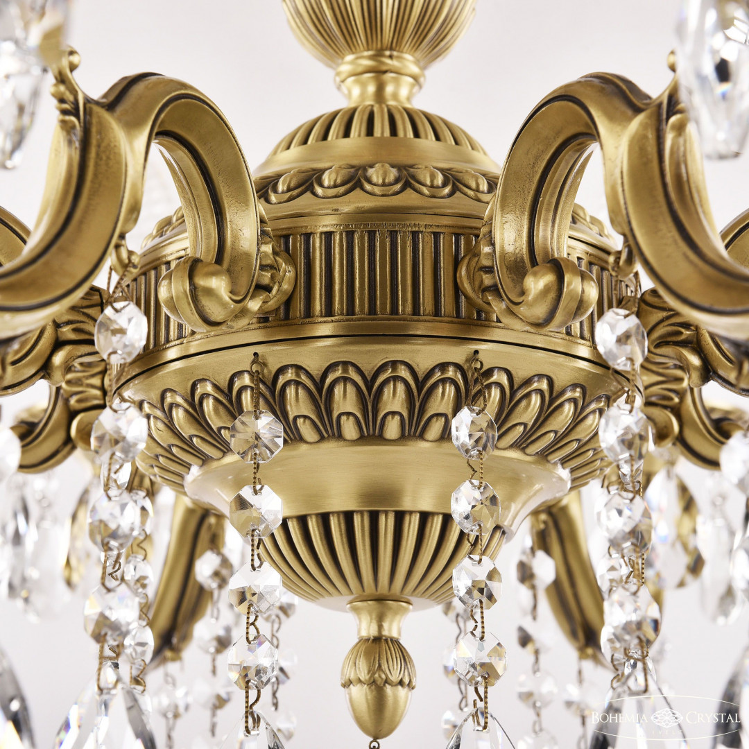 Люстра бронзовая с хрусталём 73101/8/210 A FP