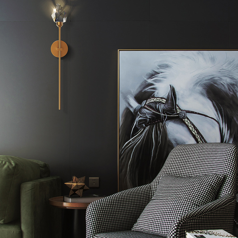 Настенный светильник CRISTEL D WALL Black by ImperiumLoft