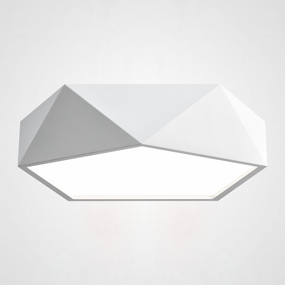 Потолочный Светодиодный Светильник Geometric White D50 By Imperiumloft