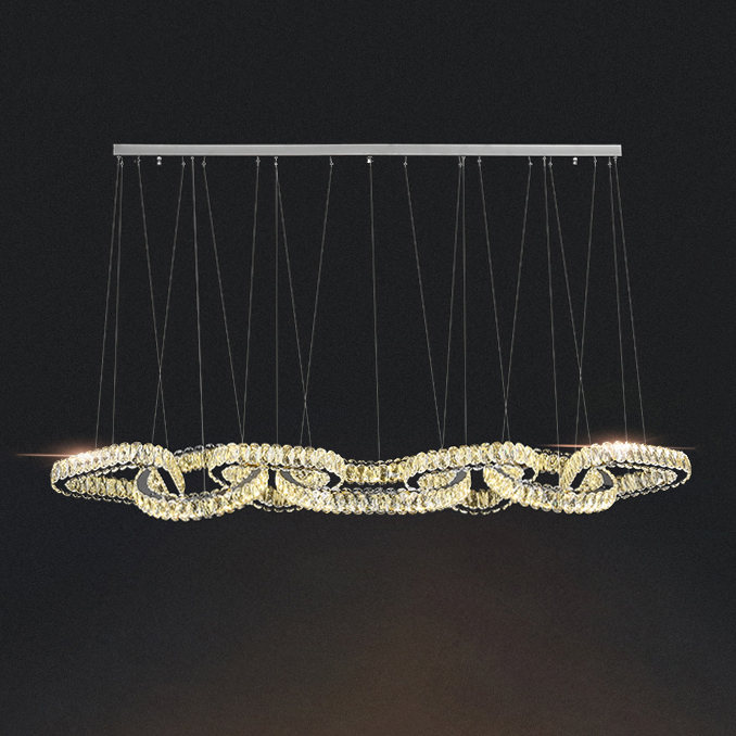 Подвесной светильник SEFENIAS LUX L160 Chrome by ImperiumLoft