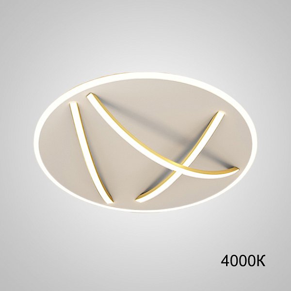 Потолочный светильник HAFTOR D50 Gold 4000К by ImperiumLoft