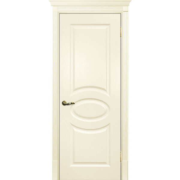 Межкомнатная дверь Graf Смальта 12 Слоновая кость ral 1013 (1900 х 600)