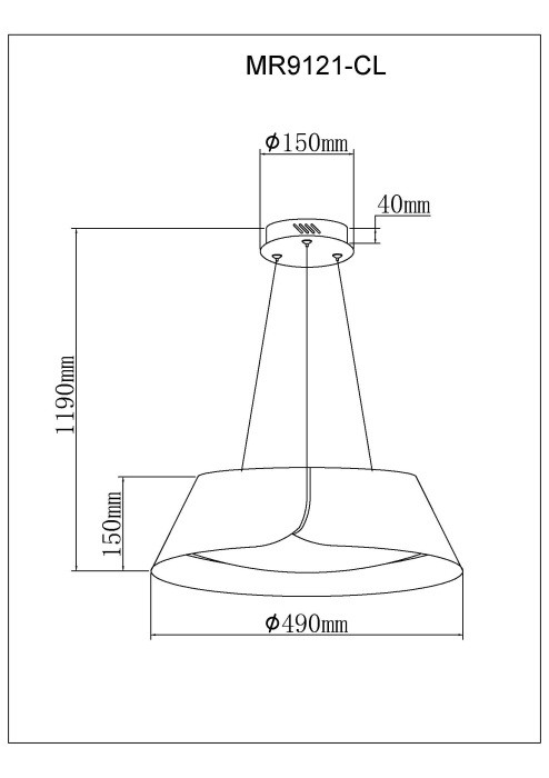 Подвесной светильник MyFar MR9121-CL