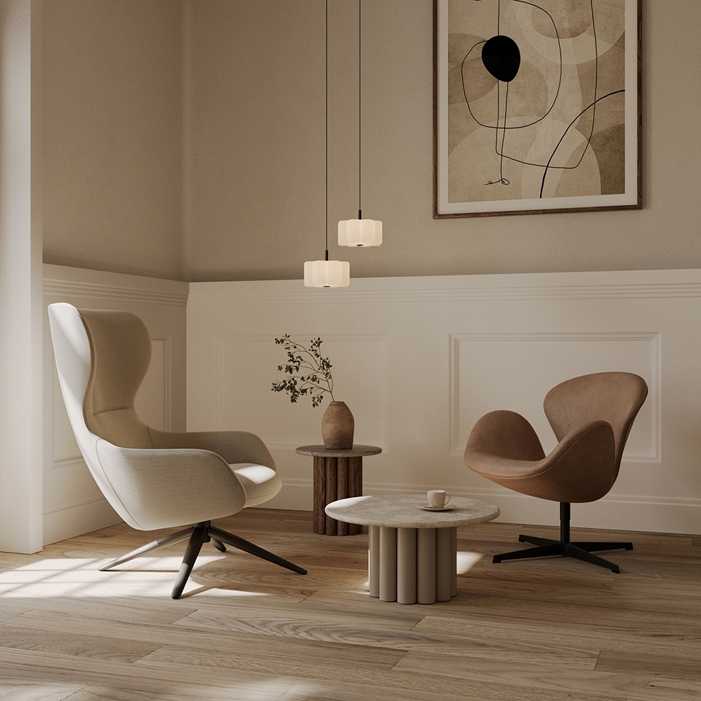 Подвесной светильник Flow черный металл Aromas del Campo