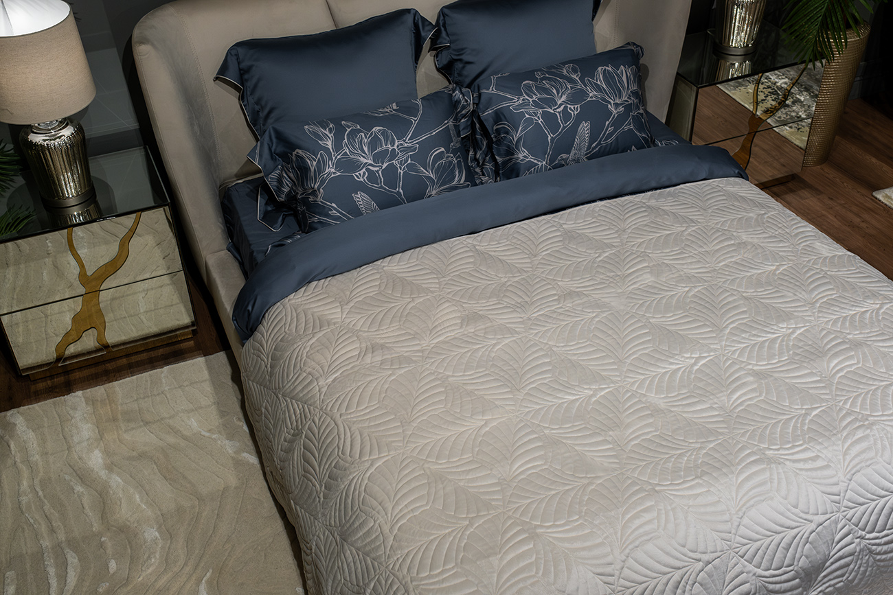 Покрывало Флора кремовое Garda Decor 177HON-60230