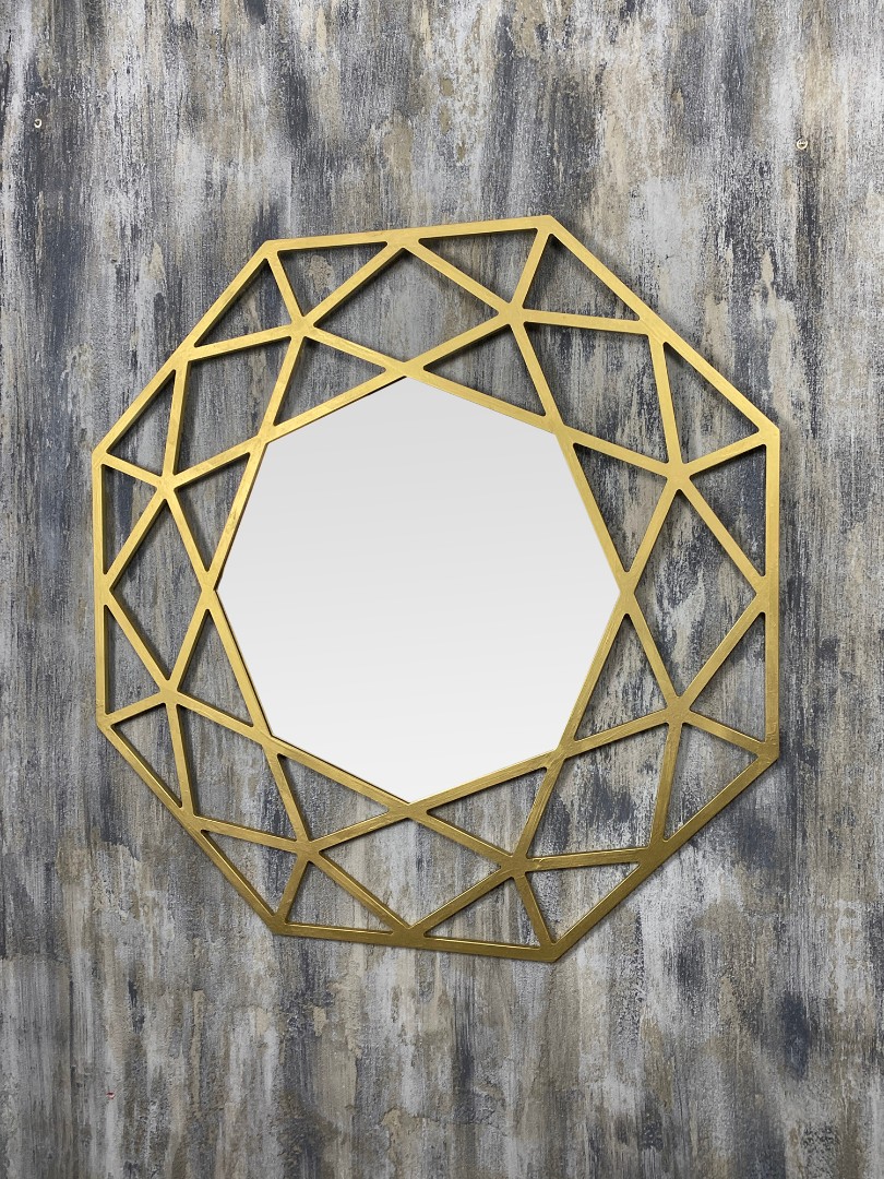 Зеркало BountyHome Tissue Brass mv267-brass