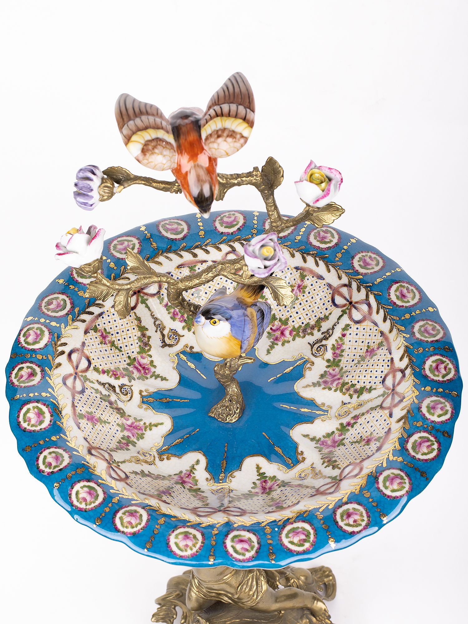 Чаша с птицами Glasar 31G2055/C573KC/NB4106