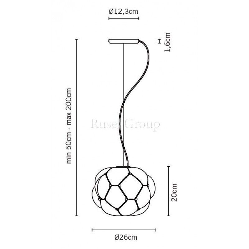 Подвесной светильник Fabbian Cloudy F21 A01 71