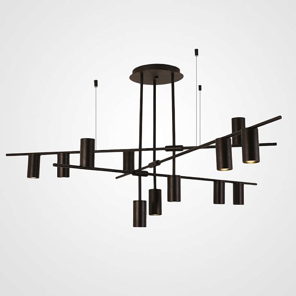 Потолочная люстра CASA N L12 Black by ImperiumLoft