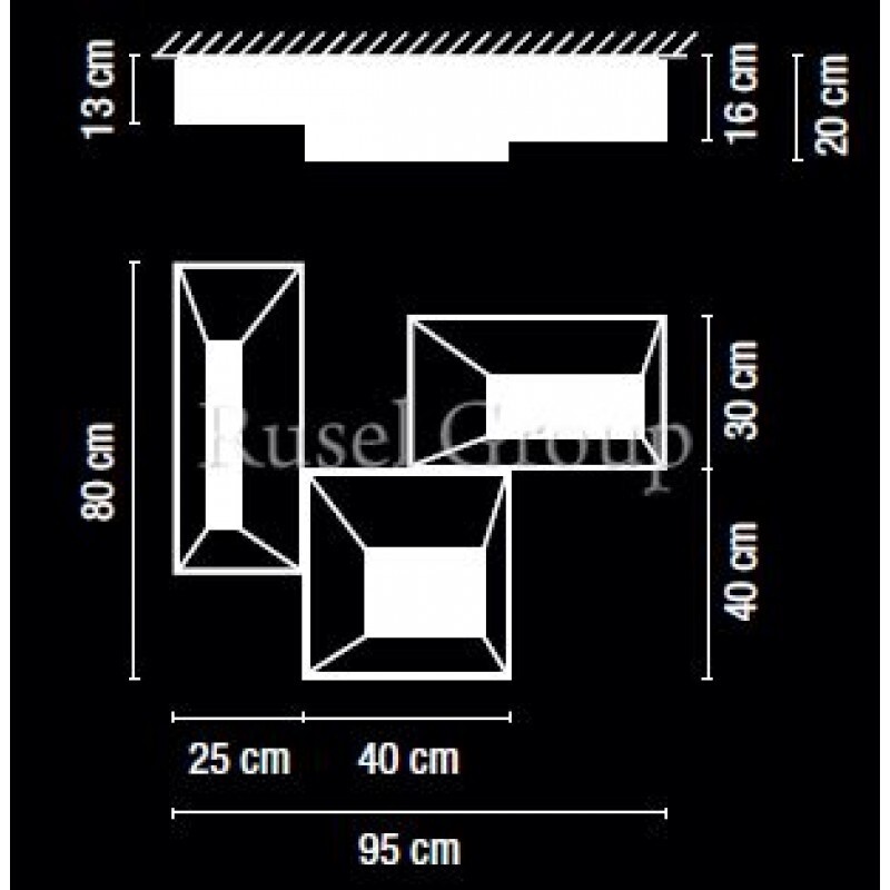Потолочный светильник Vibia Link 5388