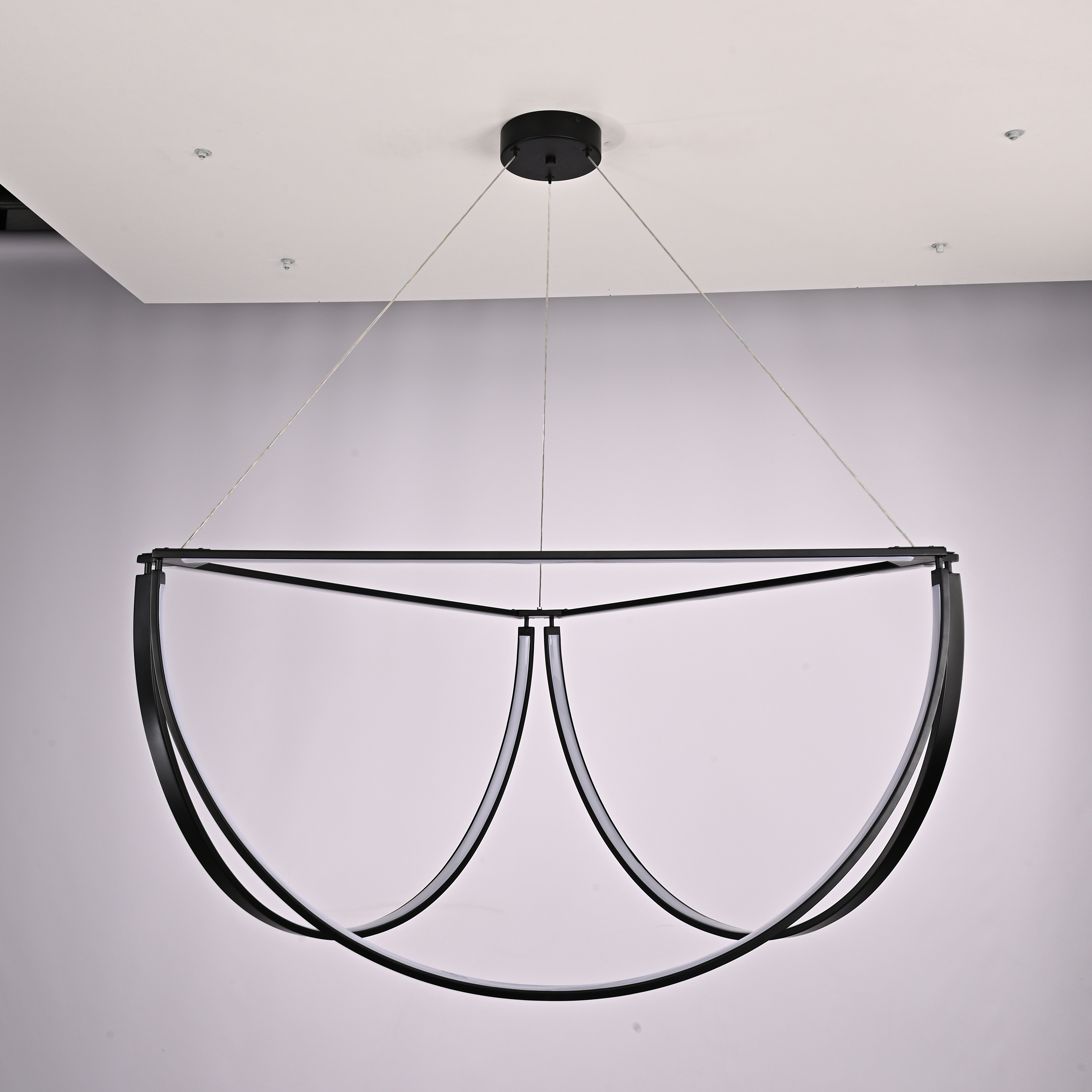 Подвесной светильник SOLANA LIGHT 3 Black by ImperiumLoft