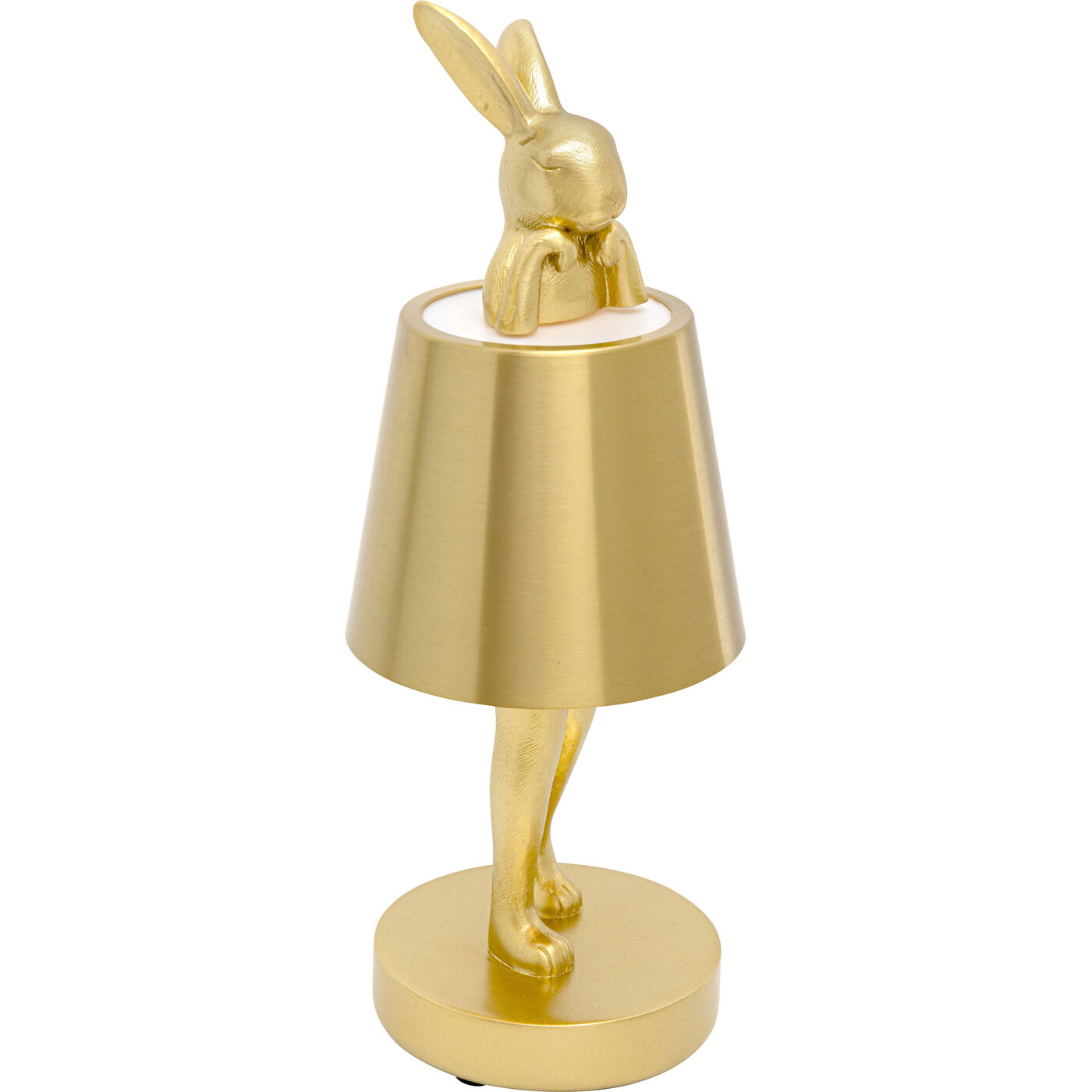 Светильник настольный Animal Rabbit LED Gold 29cm KARE 58318