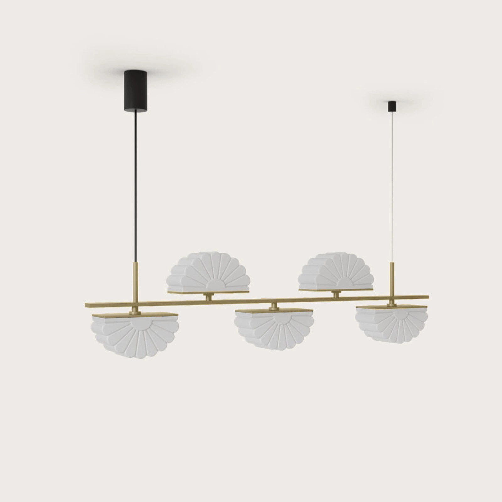 Подвесной светильник Gina 5L золотой металл Aromas del Campo