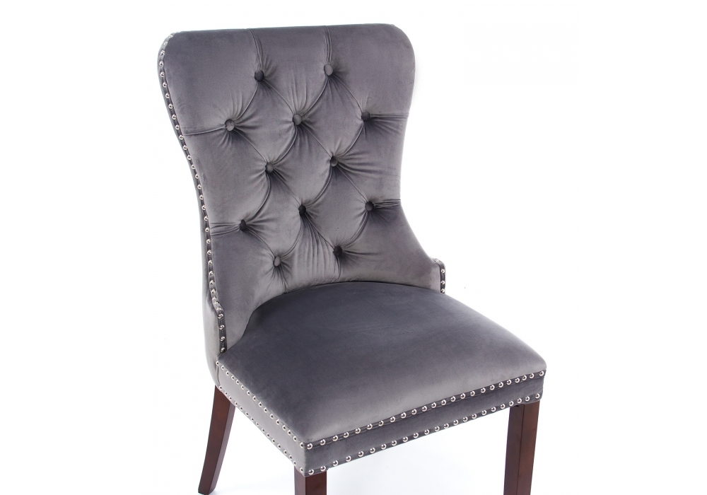 Стул деревянный Woodville Lester серый 1927