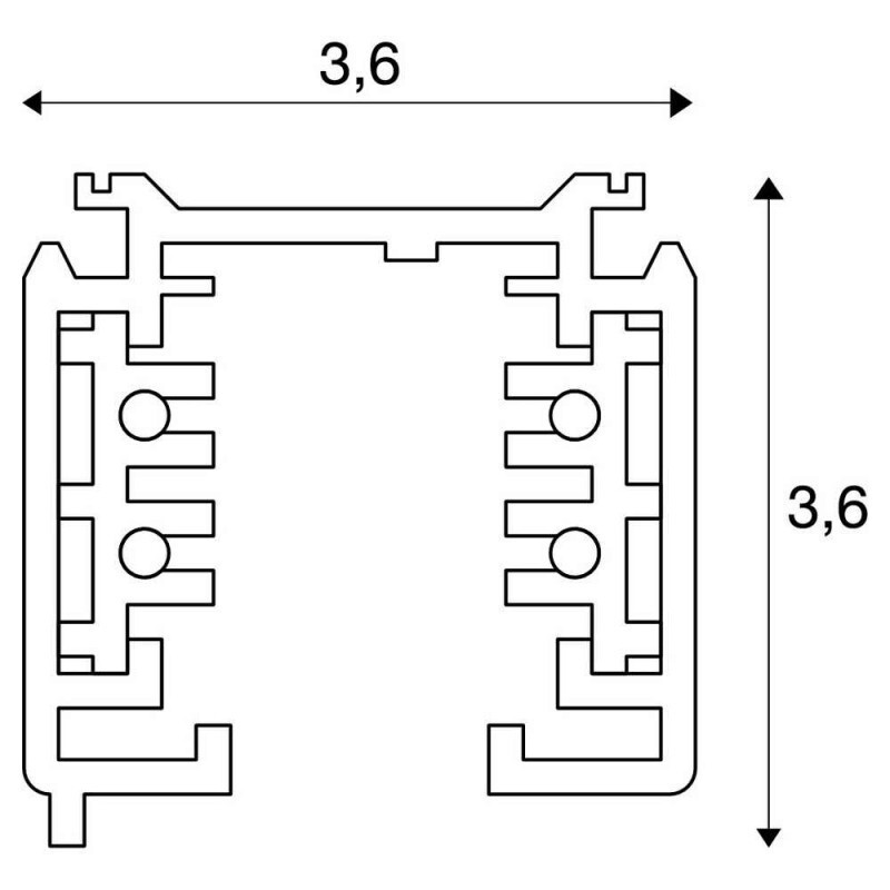 Встраиваемый шинопровод SLV 175034
